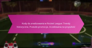 Read more about the article Kody do zrealizowania w Rocket League: Trendy historyczne, Przeszłe promocje, Oczekiwania na przyszłość