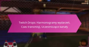Read more about the article Twitch Drops: Harmonogramy wydarzeń, Czas transmisji, Uczestniczące kanały