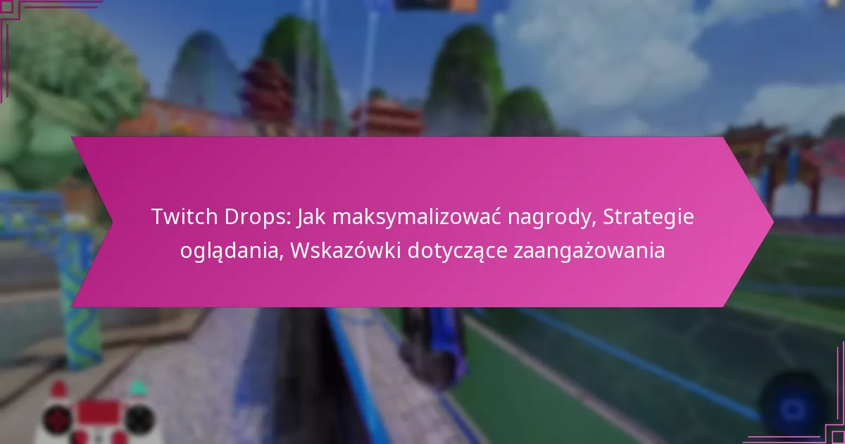 You are currently viewing Twitch Drops: Jak maksymalizować nagrody, Strategie oglądania, Wskazówki dotyczące zaangażowania