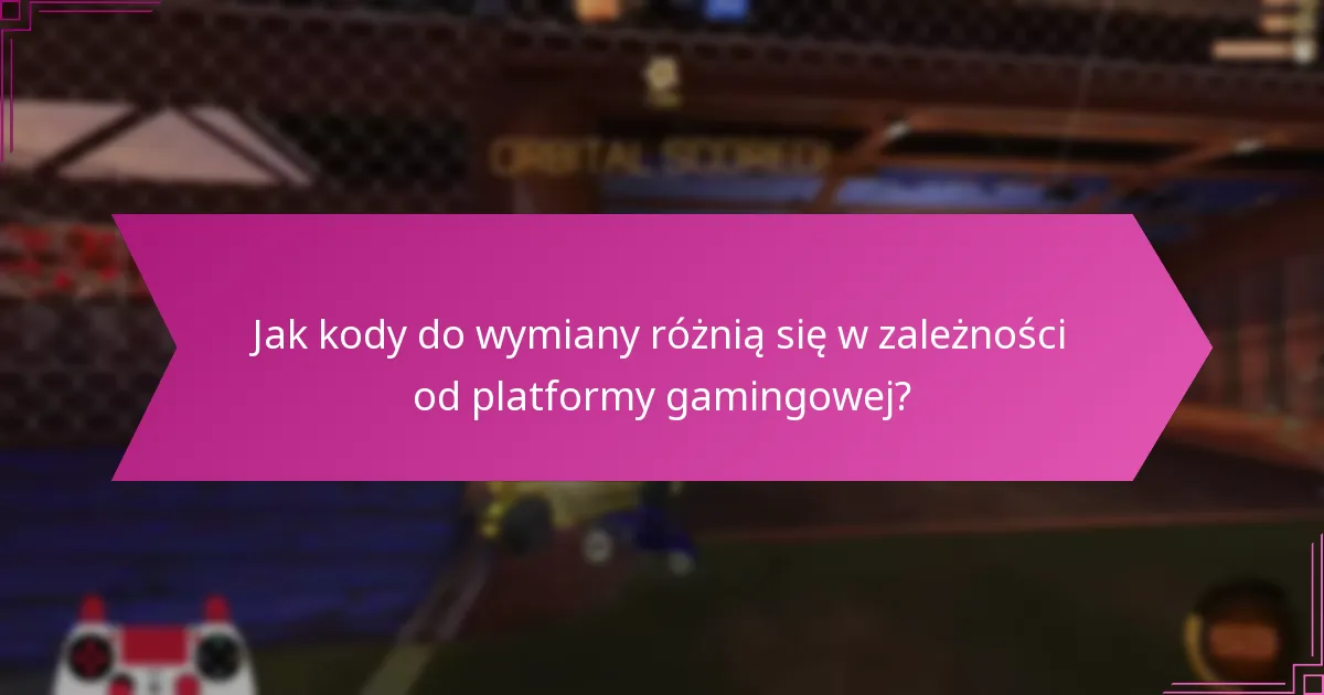 Jakie opcje językowe są dostępne dla kodów do wymiany w Rocket League?